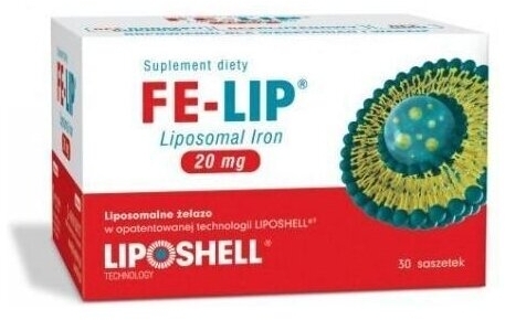 FE-LIP Liposomal Iron 20 mg żel doustny 30 saszetek