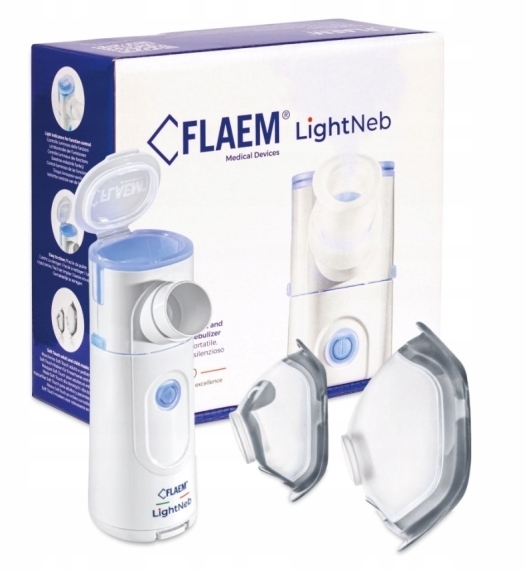 FLAEM LightNeb NEW MESH Nowej generacji, przenośny inhalator membranowy - siateczkowy 1 sztuka