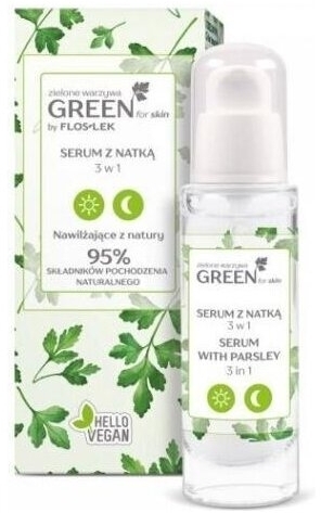 FLOS-LEK GREEN FOR SKIN Serum z natką 3w1 30 ml