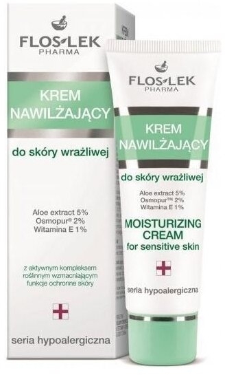 FLOS-LEK Krem hypoalergiczny nawilżający do skóry wrażliwej 50 ml