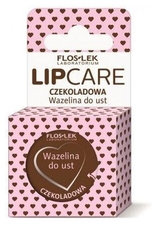 FLOS-LEK LIP CARE Wazelina kosmetyczna do ust czekoladowa 15 g