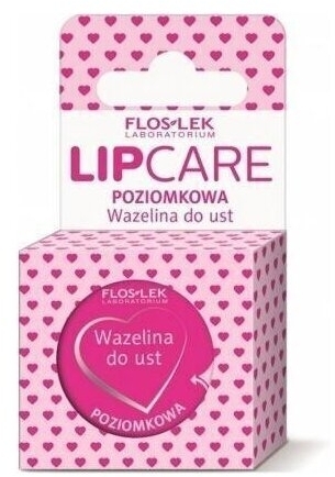 FLOS-LEK LIP CARE Wazelina kosmetyczna do ust poziomkowa 15 g
