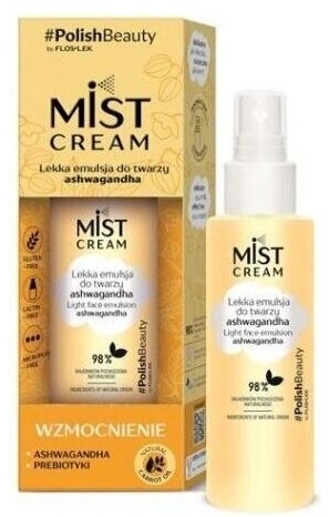 FLOS-LEK MIST CREAM Lekka Emulsja do twarzy ashwagandha 110ml (Data ważności 31.01.2024)
