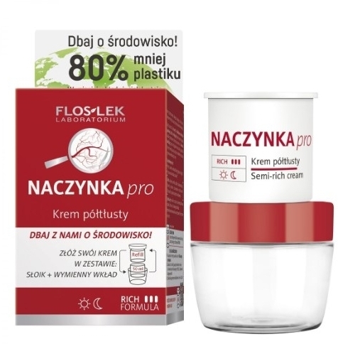 FLOS-LEK NACZYNKA pro Krem półtłusty 50ml