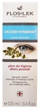 FLOS-LEK OCU HYGIENE płyn do higieny skóry powiek 100 ml