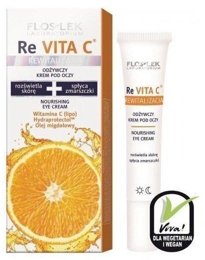 FLOS-LEK REVITA C Odżywczy Krem pod oczy noc 15 ml