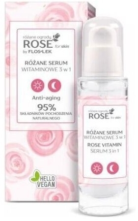 FLOS-LEK Różane serum witaminowe 3w1 30 ml