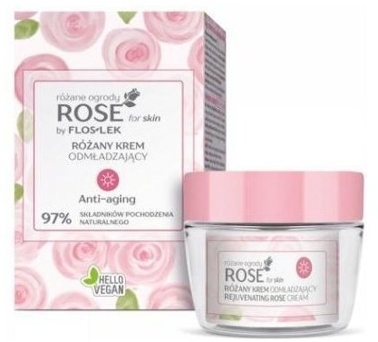 FLOS-LEK Różany krem odmładzający na dzień 50 ml