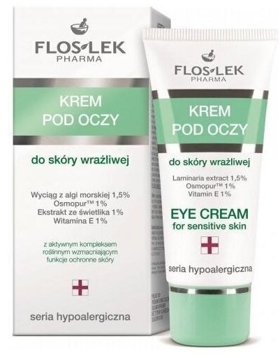 FLOS-LEK SERIA HYPOALERGICZNA Krem pod oczy do skóry wrażliwej 30 ml