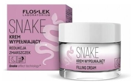 FLOS-LEK SNAKE Krem wypełniający na noc 50ml