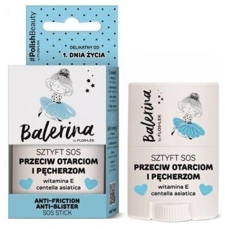 FLOS-LEK Sztyft SOS przeciw otarciom i pęcherzom witamina E centella asiatica 20 g