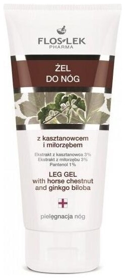 FLOS-LEK Żel do nóg z kasztanowcem i miłorzębem 200 ml