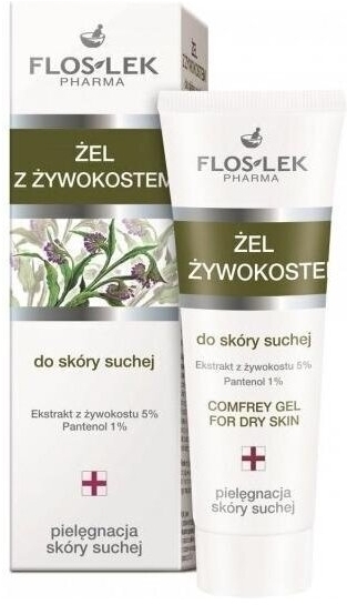 FLOS-LEK Żel z żywokostem do skóry suchej 50 ml