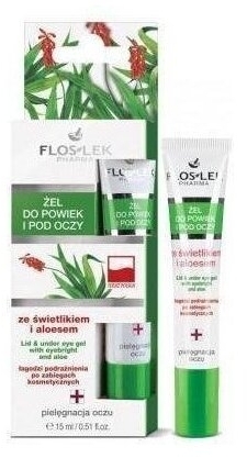 FLOS-LEK Żel ze świetlikiem i aloesem do powiek i pod oczy 15 ml