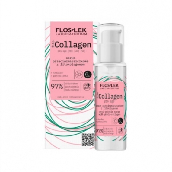 FLOS-LEK fitoCOLLAGEN Serum przeciwzmarszczkowe z fitokolagenem 30 ml