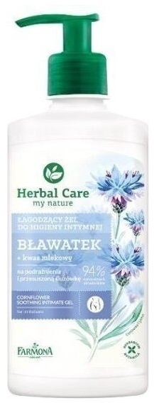 Farmona Herbal Care Łagodzący Żel Do Higieny Intymnej Bławatek 330ml