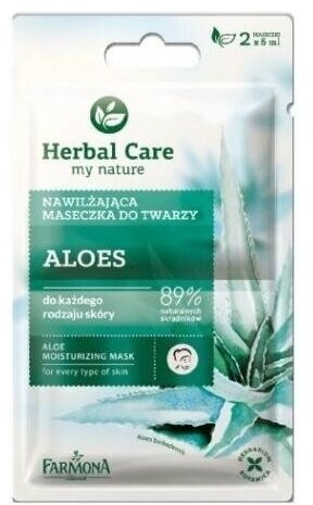 Farmona Herbal care Maseczka nawilżająca Aloes 2 x 5 ml