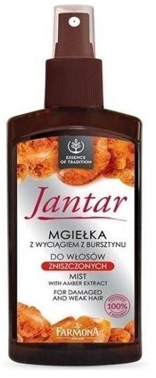 Farmona Jantar Mgiełka do włosów nawilżająco-ochronna z wyciągiem bursztynu 200 ml