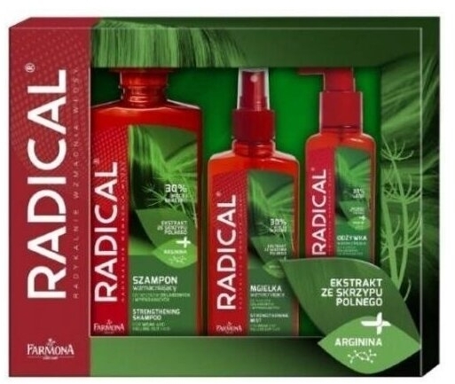 Farmona Radical Zestaw Szampon 400 ml + Odżywka 100 ml + Mgiełka 200 ml
