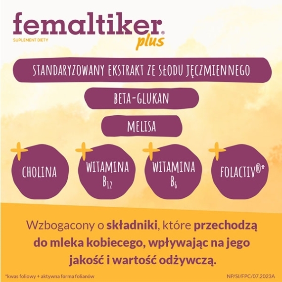 Femaltiker plus smak czekoladowy 12 saszetek