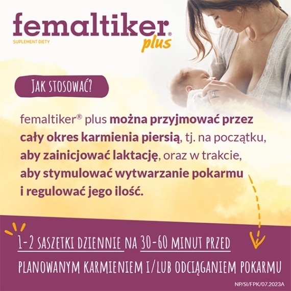 Femaltiker plus smak karmelowy 12 saszetek