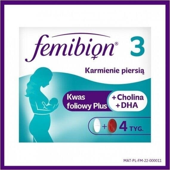 Femibion 3 karmienie piersią DHA 28 tabl + 28 kaps