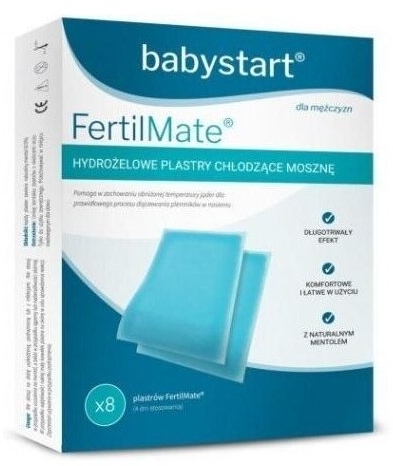 FertilMate Plastry chłodzące na mosznę 8 sztuk