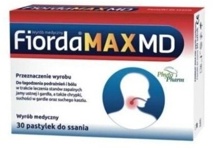 Fiorda MAX MD 30 pastylek do ssania