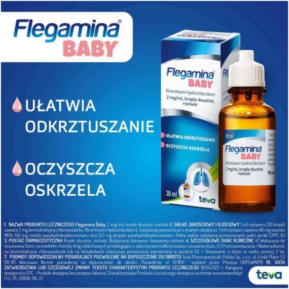 Flegamina Baby krople 2 mg/ml 30 ml