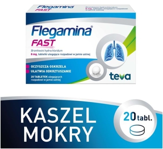 Flegamina Fast 20 tabletek
