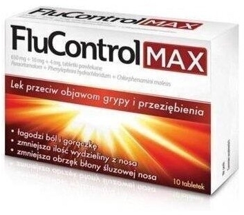 Flucontrol Max 10 tabl.powlekane