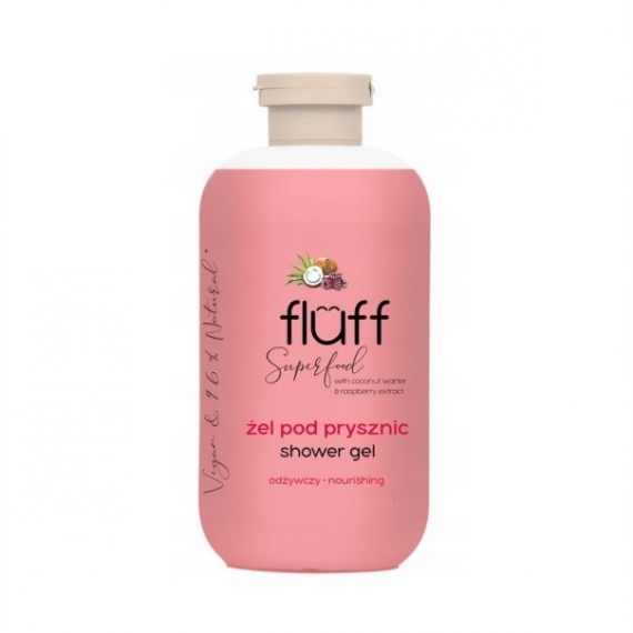 Fluff Żel pod prysznic kokos & malina 500 ml