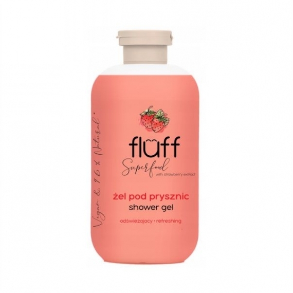 Fluff Żel pod prysznic truskawka 500 ml