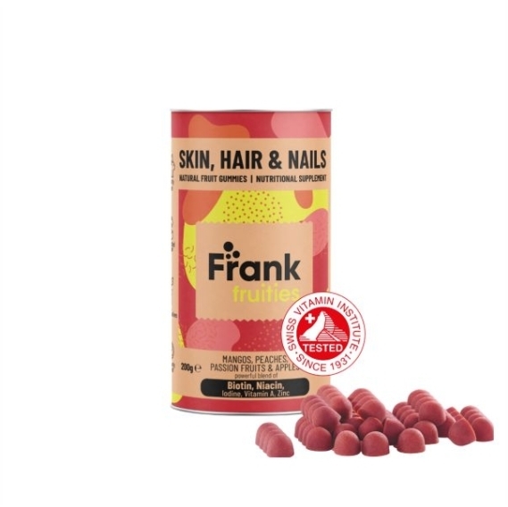 Frank Fruities Zdrowe włosy skóra i paznokcie 80 żelek
