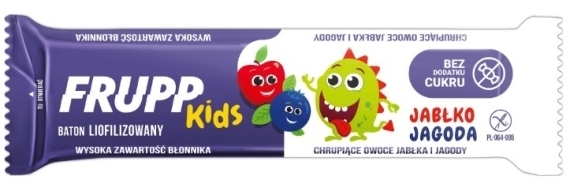 Frupp Kids baton liofilizowany jałko-jagoda 9 g
