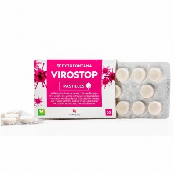 Fytofontana Virostop pastylki do ssania 50 sztuk