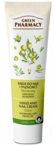 GREEN PHARMACY Krem do rąk i paznokci odżywczy, ochronny oliwkowy 100 ml