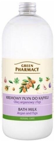 GREEN PHARMACY Kremowy płyn do kąpieli olej arganowy i figi 1000ml