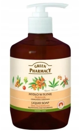 GREEN PHARMACY Mydło w płynie Rokitnik i lipa 465ml