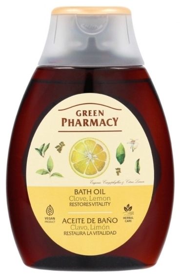 GREEN PHARMACY Olejek do kąpieli i pod prysznic Goździk i Cytryna 250 ml