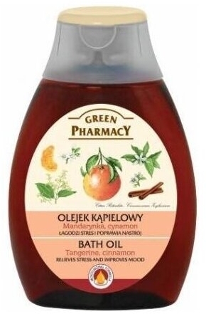 GREEN PHARMACY Olejek kąpielowy Mandarynka i cynamon 250ml