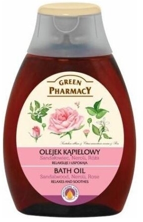 GREEN PHARMACY Olejek kąpielowy Sandałowiec, neroli i róża 250ml