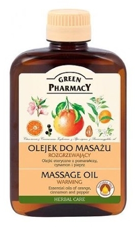 GREEN PHARMACY Rozgrzewający Olejek do masażu 200 ml