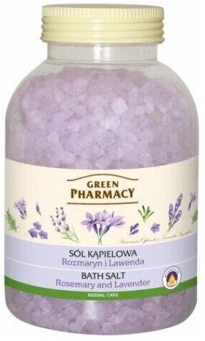 GREEN PHARMACY Sól do kąpieli Rozmaryn i Lawenda 1300g