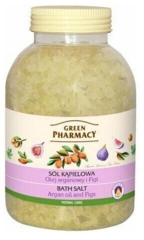 GREEN PHARMACY Sól do kąpieli olej arganowy i figi 1300g