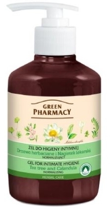 GREEN PHARMACY Żel do higieny intymnej normalizujący Drzewo herbaciane i nagietek lekarski 370 ml
