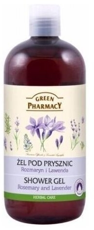 GREEN PHARMACY Żel pod prysznic Rozmaryn i lawenda 500ml