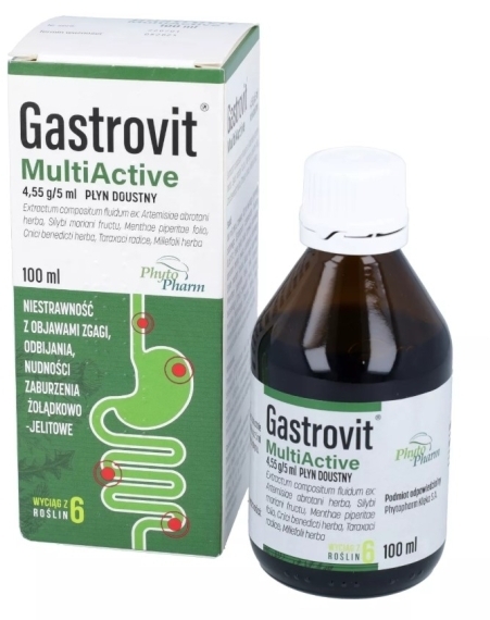 Gastrovit MultiActive 4,55 g/5 ml, płyn doustny 100 ml
