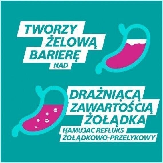 Gaviscon na zgagę i refluks smak miętowy zawiesina 300 ml