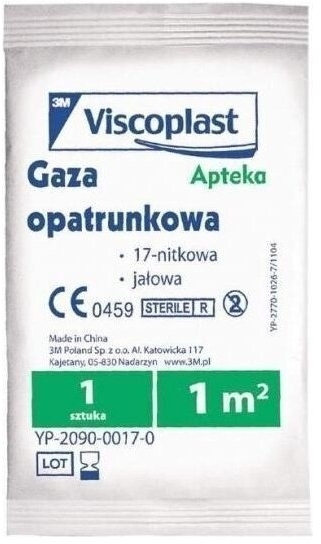 Gaza jałowa VISCOPLAST 17 nitkowa 1 m2 1 sztuka